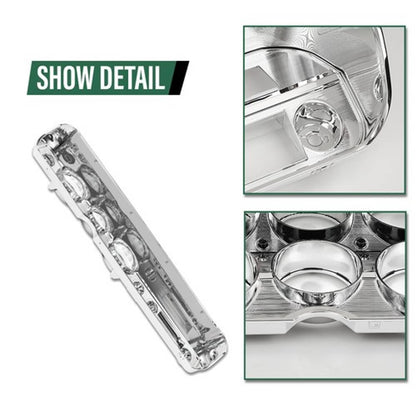 Solid Spare Silver Dash Trim Bezel Fit For 1965 Chevy Chevelle & El Camino With A/C
