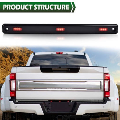 Solid Spare Fit For 2017-2022 Ford Super Duty Dually DRW Center Rear Red Marker Lamp Light