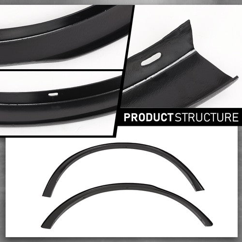 Solid Spare Fit For 2015 2016 2017 2018 2019 Subaru Outback Fender Flare Wheel Arch Molding