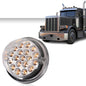 Solid Spare 1Pcs Clear Amber Lens Watermelon (19 LED) Marker Turn Signal Light Universal