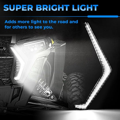 Solid Spare For 2019-2023 Polaris RZR XP 4 Turbo 1000 #2884053 Front & Rear Accent Light Kit
