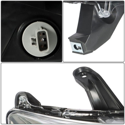 Solid Spare Fit For Toyota Sienna 2011 2012 2013 Headlight Lamps Right Passenger Side Chrome