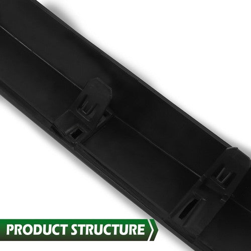 Solid Spare Fit For 17-20 Nissan Rogue Front Bumper Grille Black Trim Molding NI1044114