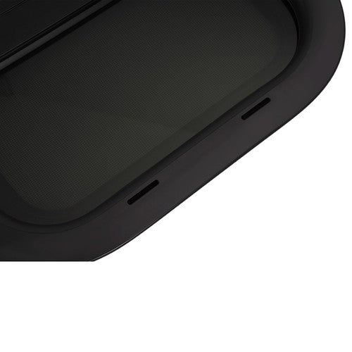 Solid Spare 2 Pack Black RV Replacement Windows 14" W x 16" H |Teardrop Style Vertical Slide