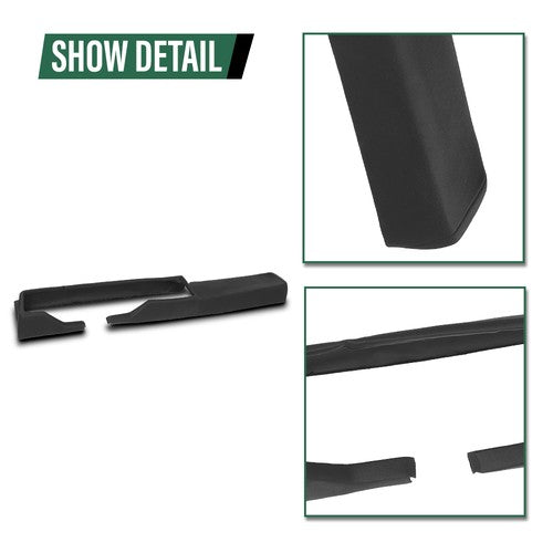 Solid Spare TPE Front Upper Dash Board Cover Cap Black Fit For 1979-1981 Chevrolet Camaro