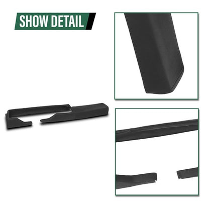 Solid Spare TPE Front Upper Dash Board Cover Cap Black Fit For 1979-1981 Chevrolet Camaro