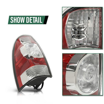 Solid Spare Tail Lights Brake Lamps Assembly Left+Right Fit For 2005-2015 Toyota Tacoma