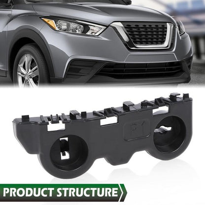 Solid Spare Fit For 18-2019 Nissan Kicks Front Bumper Retainer Bracket Right Passenger Side
