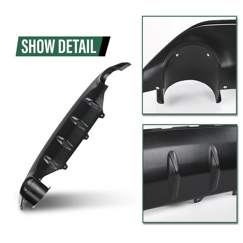 Solid Spare NI1195103 Rear Lower Bumper Cover Valance Panel Fit For 2019-2024 Nissan Altima