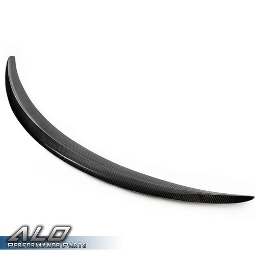 Solid Spare Rear Trunk Spoiler Wing Carbon Look Fit For 2015-2020 Benz W205 C-Class C63 AMG