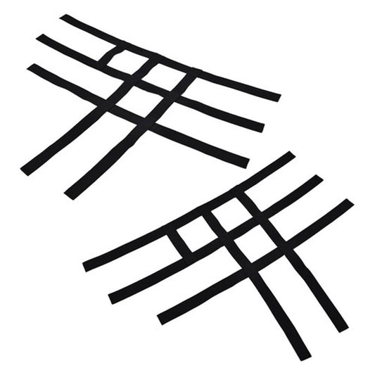 Solid Spare Nerf Bar Nets Replacement Webbing Fit For Tusk Alba Honda Yamaha Suzuki Kawasaki