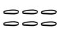 Solid Spare (6) Sharp Vacuum Belts for Model EC14TX6 - NEW