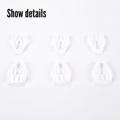 Solid Spare Fit For 66-69 Lincoln Fender Door Quarter Molding Plastic Clip Trim 6-Clips Kit