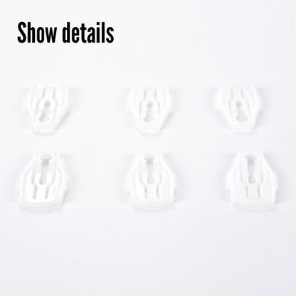 Solid Spare Fit For 66-69 Lincoln Fender Door Quarter Molding Plastic Clip Trim 6-Clips Kit