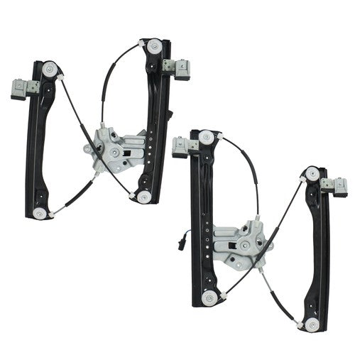 Solid Spare For Chevy Cruze 2012-15 90924658 751-739 Front LH&RH Window Regulator w/ Motor