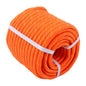 Solid Spare 1/2"×125' Double Braid Polyester Rope 8400Lbs Breaking Strength Bull Rope Orange