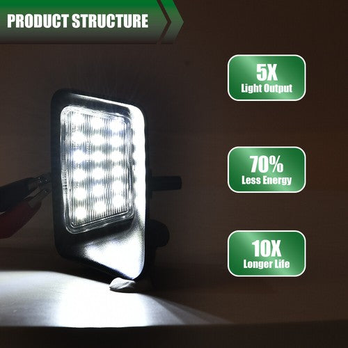 Solid Spare Fit For 04-12 Chevy Colorado/GMC Canyon LED Rear Bumper License Plate Light Lamp