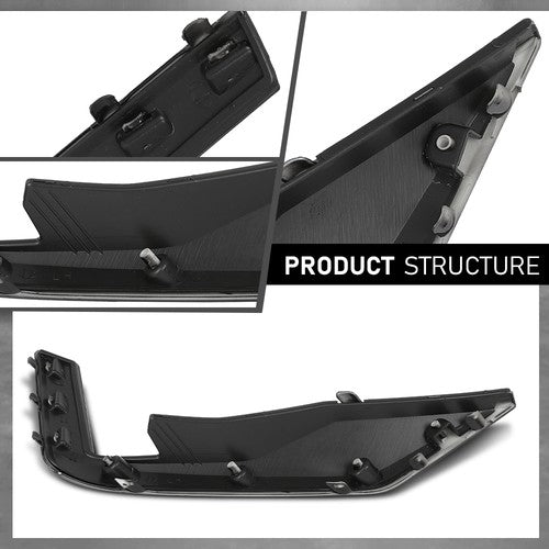 Solid Spare Fit For 2021-2024 Cadillac Escalade/Escalade ESV Front Bumper Cover Molding Left