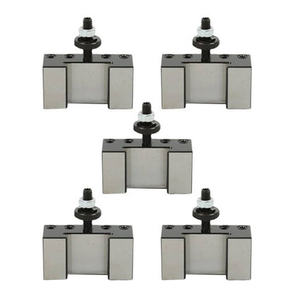 Solid Spare New 5PCS #1 Quick Change Turning & Facing Lathe Tool Post Holder OXA 250-001