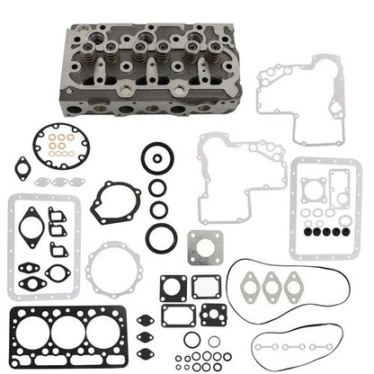 Solid Spare New Complete Cylinder Head w/Valves & Full Gasket Set Fit For Kubota D950 Engine