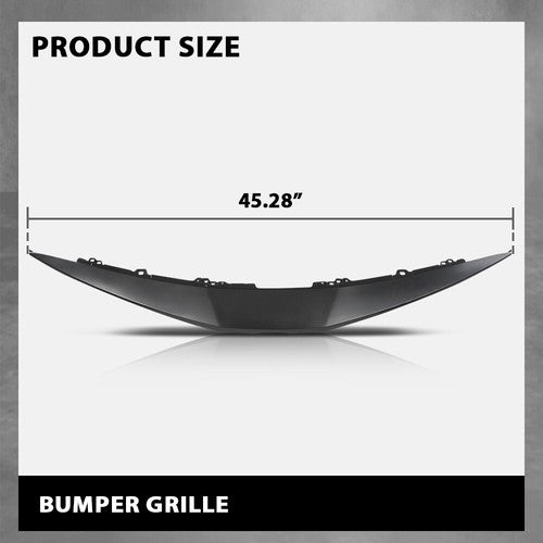 Solid Spare Front Bumper Grill Cover Molding Fit For 2021-2023 Toyota Camry LE/XLE TO1210119
