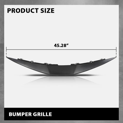 Solid Spare Front Bumper Grill Cover Molding Fit For 2021-2023 Toyota Camry LE/XLE TO1210119