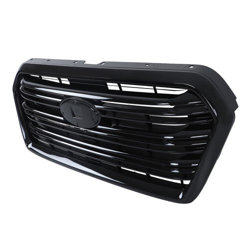 Solid Spare Gloss Black Plastic Front Upper Center Mesh Grille For Subaru Ascent 2019-2022