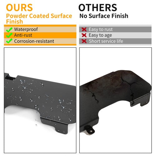 Solid Spare Gas Tank Skid Plate Fuel Tank For Jeep Wrangler JK 4WD 2-Door 2007-2018 for 794