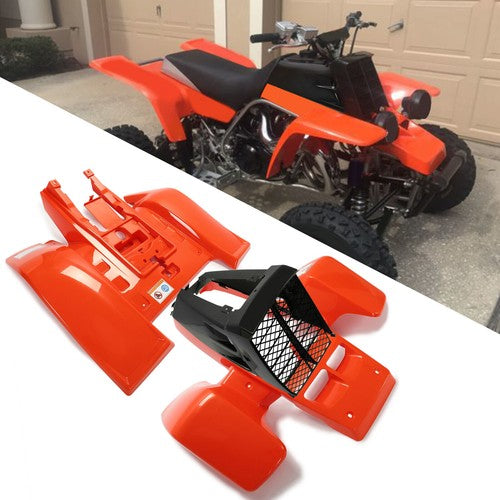 Solid Spare For Yamaha Banshee 350 Fenders + gas tank Plastics Kits+ Radiator grille Orange