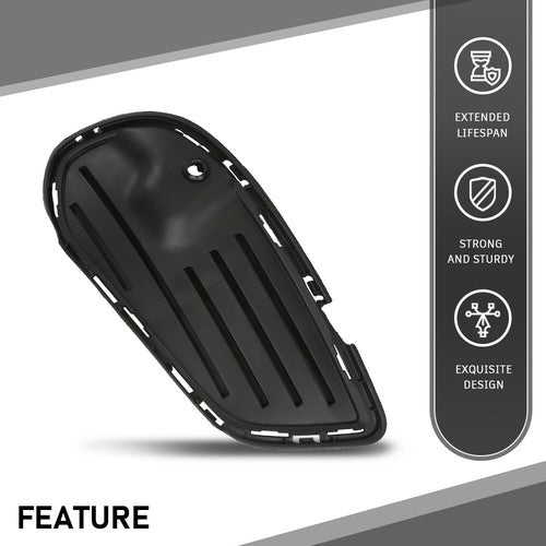Solid Spare Front Bumper Insert Fog Light Cover Fit For 2015-2018 Mercedes Benz C-Class