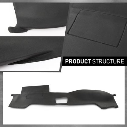 Solid Spare TPE Dash Cover Dashboard Overlay Fit For 03-09 Toyota 4Runner W/ Speaker Holes