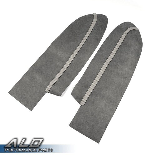 Solid Spare Fit For 07-12 Honda CR-V CRV Front Door Panels Armrest Cover Gray 2pcs