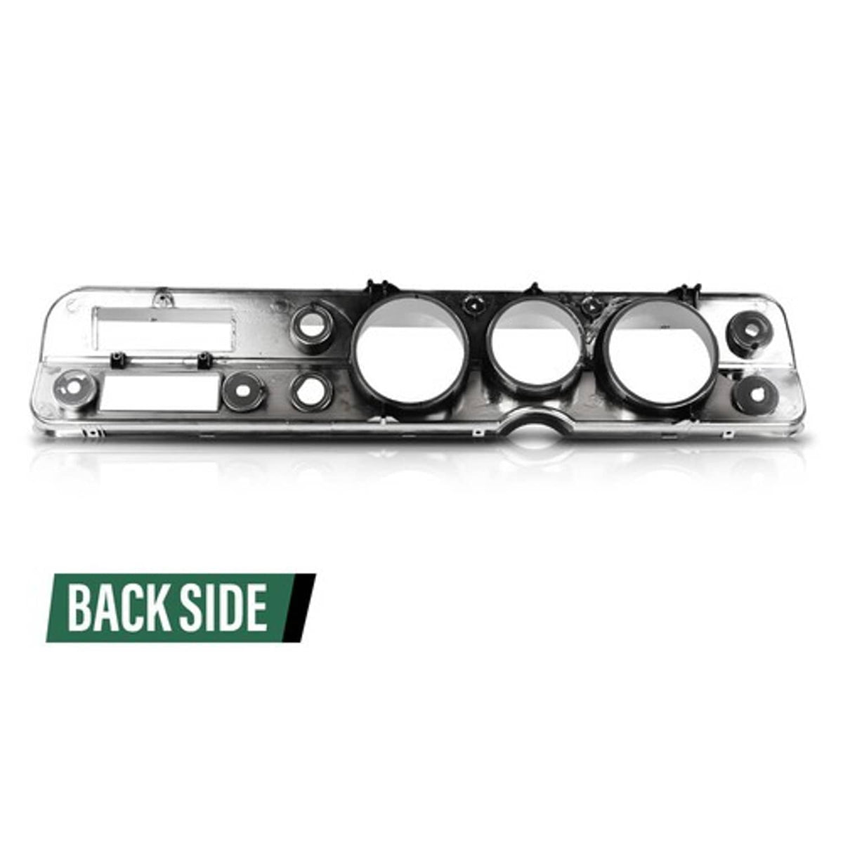 Solid Spare Silver Dash Trim Bezel Fit For 1965 Chevy Chevelle & El Camino With A/C