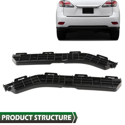 Solid Spare Fit For 2010-2015 Lexus RX350 RX450h Rear Bumper Retainer Bracket Left+Right