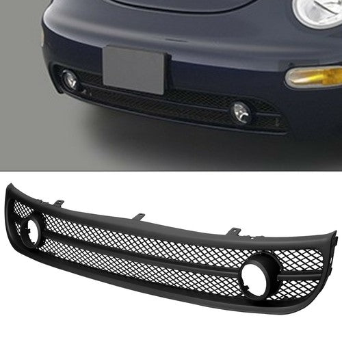 Solid Spare Bumper Kit For 01-2005 Beetle Front Valance & Grille Assembly & Bumper Trim 3PC