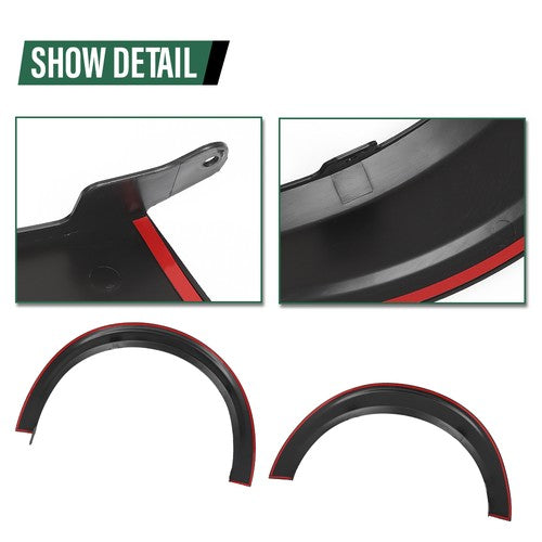 Solid Spare Fit For 2022 2023 2024 2025 Ford Maverick Front & Rear Wheel Fender Flares 4pcs
