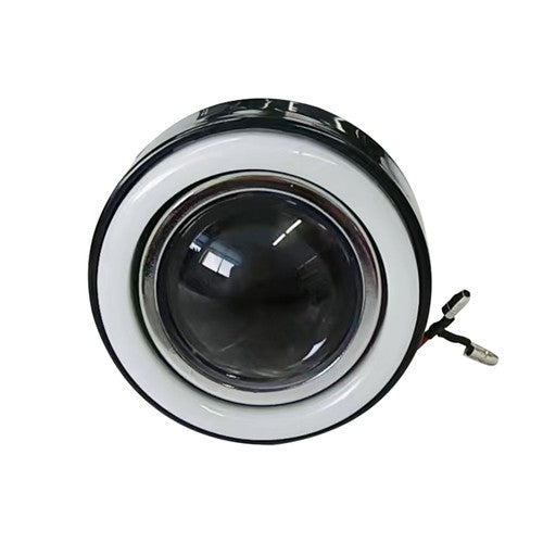 Fit 2016-2021 Honda Civic Blue LED DRL Projector Angel Eye Halo Fog Lights Lamps