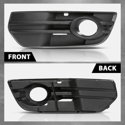 Solid Spare Fit For 2009-2012 Audi Q5 Front Bumper Fog Light Bezel Lamp Trim Left Side