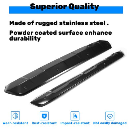 Solid Spare For Toyota RAV4 2019-23 Front Rear Bumper Board Lower Valance Bar Guard 2Pcs