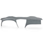 Solid Spare Fit For 2007-2011 Toyota Camry TPE Dashboard Dash Cover Cap Overlay Gray