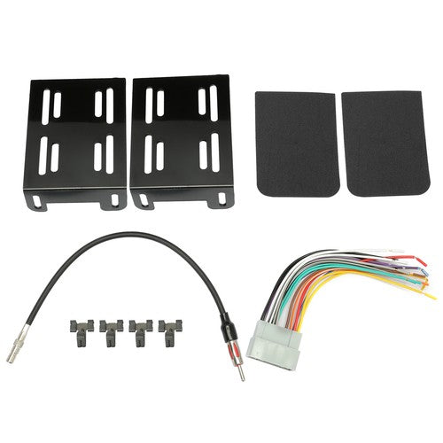 Solid Spare Double Din Dash Kit For 2003-2006 04 Jeep Wrangler TJ Radio Stereo Install Bezel