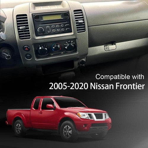 Solid Spare Center Dash Console Instrument Panel Bezel Gray Fit For 05-20 Nissan Frontier