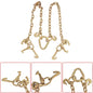 Solid Spare Chain V Bridle w/ RJT Hook Tow Truck Winch Cable Pull Wrecker Recovery Grab