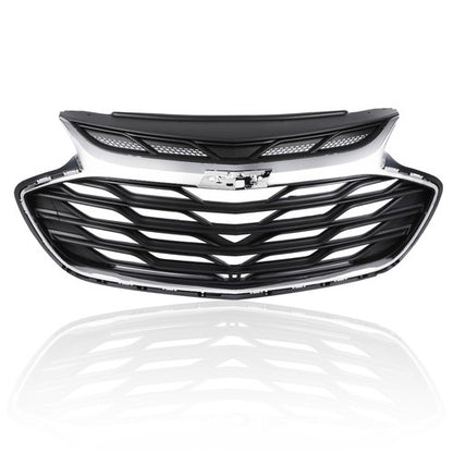 Solid Spare Fit For 2019-2020 Chevrolet Cruze Front Upper Bumper Grille Grill Assembly Black