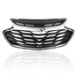Solid Spare Fit For 2019-2020 Chevrolet Cruze Front Upper Bumper Grille Grill Assembly Black