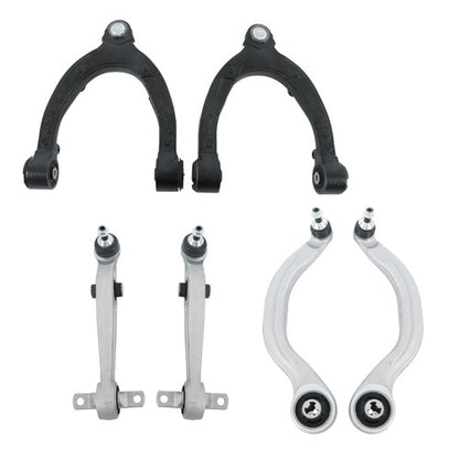 Solid Spare For Tesla Model 3 2017-2020 2021 Front Upper & Lower Control Arms w/ Ball Joints