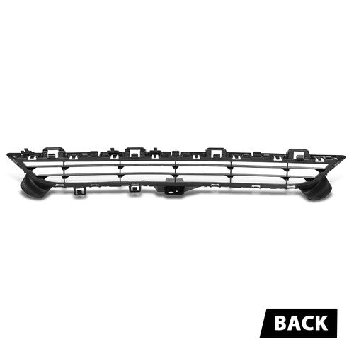 Solid Spare Bumper Grille Fit For 14-18 BMW X5 Black Plastic Front Center Upper BM1036182