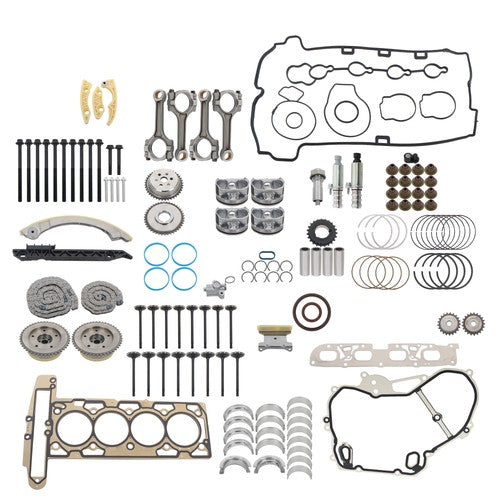Solid Spare Engine Overhaul Rebuild Kit Fit For Chevy Buick GMC 2007-2016 2017 2.4L 12616970