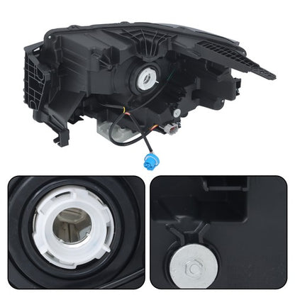 Solid Spare For Nissan Frontier 2022-2023 Left+Right Headlight Replacement Halogen Housing