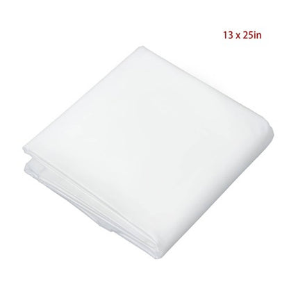 Solid Spare Clear Greenhouse Plastic Sheeting - 6 mil UV Resistant Polyethylene 13 × 25 FT